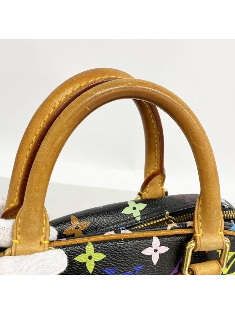 Louis Vuitton Handbag Monogram Multicolor Tourville Noir - Picture 8 of 10